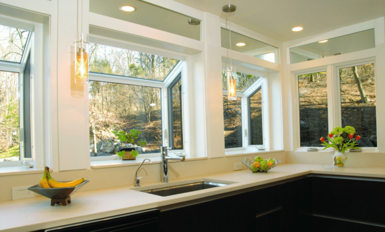 Garden windows bring fun and outdoor life into your kitchen. Build one and watch your herbs and plants unfold all summer, fall, and even through the winter!