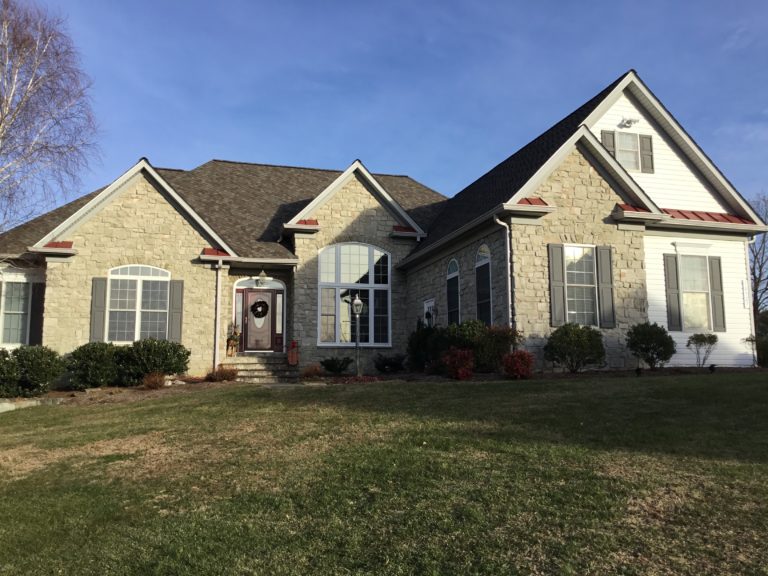 home with new roof