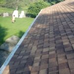 new asphalt shingle roof, angle 1