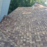 new asphalt shingle roof, angle 2
