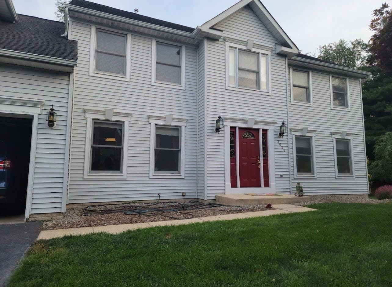 siding before