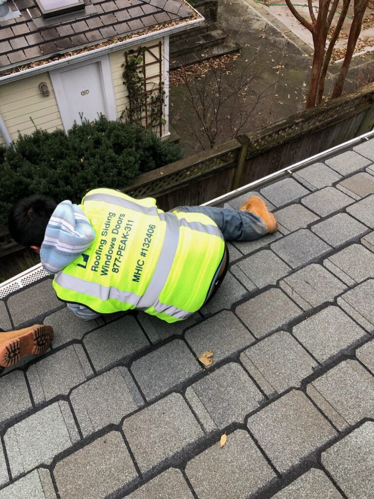 team member working