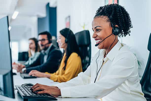 call center rep